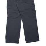DICKIES Cargo Style Workwear Mens Trousers Black Relaxed Straight W30 L30