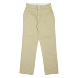 DICKIES 874 Workwear Mens Trousers Beige Regular Straight W28 L29
