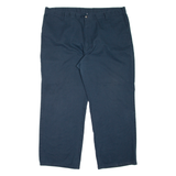 DICKIES Workwear Mens Trousers Blue Relaxed Straight W42 L30
