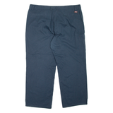 DICKIES Workwear Mens Trousers Blue Relaxed Straight W42 L30