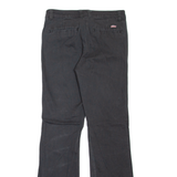 DICKIES Workwear Womens Trousers Black Slim Bootcut W27 L30