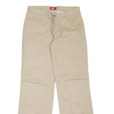 DICKIES Workwear Womens Trousers Beige Regular Bootcut W30 L32