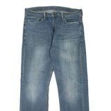 LEVI'S 505 Jeans Mens Blue Regular Straight Stone Wash W38 L32