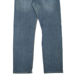 LEVI'S 505 Jeans Mens Blue Regular Straight Stone Wash W38 L32