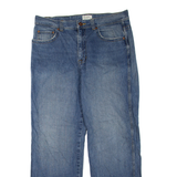 DKNY Womens Jeans Blue Regular Straight W36 L32