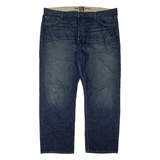 TOMMY HILFIGER Womens Jeans Blue Relaxed Straight W42 L32