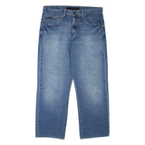 CALVIN KLEIN JEANS Womens Jeans Blue Relaxed Straight Stone Wash W32 L28