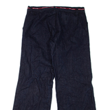 DKNY Womens Jeans Blue Regular Wide-Leg W32 L32