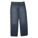 CALVIN KLEIN JEANS Womens Jeans Blue Regular Straight Stone Wash W32 L32