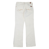 7 FOR ALL MANKIND Womens Jeans White Regular Bootcut W28 L30