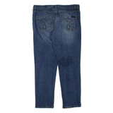 CALVIN KLEIN Womens Jeans Blue Regular Boyfriend Stone Wash W36 L31
