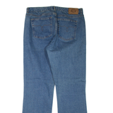 LAUREN RALPH LAUREN Womens Jeans Blue Regular Straight W32 L32