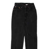 LEVI'S 512 Womens Jeans Black Regular Straight W24 L30