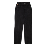 LEVI'S 512 Womens Jeans Black Regular Straight W24 L30