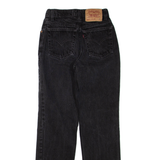 LEVI'S 512 Womens Jeans Black Regular Straight W24 L30