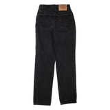 LEVI'S 512 Womens Jeans Black Regular Straight W24 L30