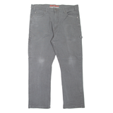DICKIES Carpenter Workwear Mens Jeans Grey Regular Straight W38 L30