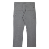 DICKIES Carpenter Workwear Mens Jeans Grey Regular Straight W38 L30