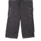 RSQ Carpenter Womens Jeans Black Loose Straight W30 L28