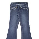 YMI Womens Jeans Blue Regular Flared Stone Wash W28 L34