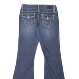 YMI Womens Jeans Blue Regular Flared Stone Wash W28 L34