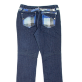 ASHIGARU Womens Jeans Blue Regular Straight W32 L33