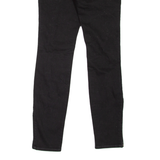 TRUE RELIGION Gwen Distressed Womens Jeans Black Slim Skinny W26 L29