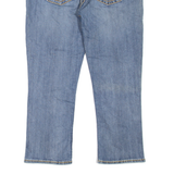 TRUE RELIGION Capri Cropped Womens Jeans Blue Straight Stone Wash W33 L23