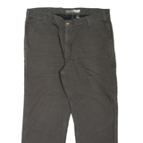 CARHARTT Lined Workwear Mens Jeans Grey Relaxed Tapered W40 L30