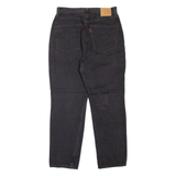 LEVI'S Premium 70's High Waist Womens Jeans Black Slim Straight W30 L29