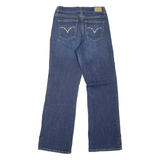 LEVI'S 512 Womens Jeans Blue Regular Bootcut Stone Wash W25 L27