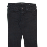 LEVI'S Womens Jeans Black Regular Straight W31 L25