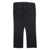 LEVI'S Womens Jeans Black Regular Straight W31 L25