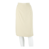 MARIO PUCCI CECCONI Womens Pencil Skirt Beige Knee Length M