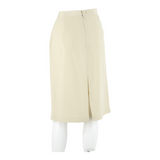 MARIO PUCCI CECCONI Womens Pencil Skirt Beige Knee Length M