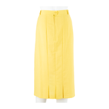 CREATION GEISSLER Womens Straight Skirt Yellow Midi L
