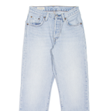 LEVI'S 501 BIG E Jeans Womens Blue Regular Straight Stone Wash W24 L25