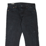 LEVI'S 501 BIG E Jeans Mens Black Regular Straight W34 L25