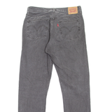 LEVI'S 501 Jeans Womens Grey Regular Straight W31 L30