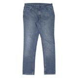 LEVI'S 511 Jeans Mens Blue Slim Straight Stone Wash W32 L32