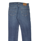 LEVI'S 502 Jeans BIG E Mens Blue Regular Tapered Stone Wash W32 L34