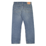 LEVI'S 505 Jeans Mens Blue Regular Straight Stone Wash W38 L32