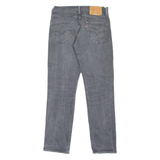 LEVI'S 511 Jeans Mens Grey Slim Straight W30 L29
