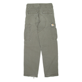 CARHARTT Cargo Mens Trousers Green Regular Straight W29 L32