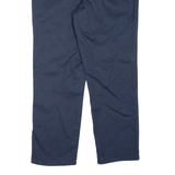 DICKIES Womens Trousers Blue Slim Straight W32 L27