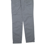 DICKIES Womens Trousers Grey Slim Tapered W32 L34