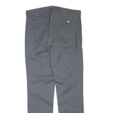 DICKIES Womens Trousers Grey Slim Tapered W32 L34
