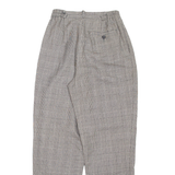 Womens Trousers Black Loose Straight W22 L27