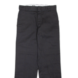 DICKIES Mens Trousers Black Regular Straight W30 L30
