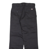 DICKIES Mens Trousers Black Regular Straight W30 L30